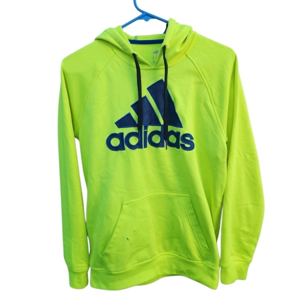 Adidas Pullover Hoodie Sweatshirt Men Small Green‎
